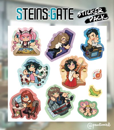 Steins;Gate: Sticker pack