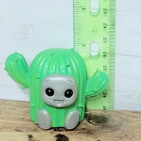 Cactus Costume Robot Resin Art Toy Figure Kawaii Desk Friend Gift - Thumbnail 4