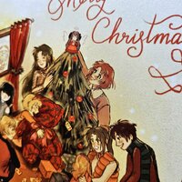 Higurashi Christmas Postcard - Thumbnail 1