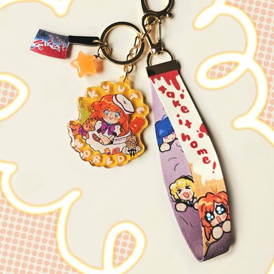 Rena ryugu lanyard and keychain