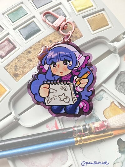 Vera Misham Acrylic Charm Keychain