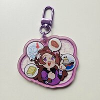Akane Kurashiki Acrylic Charm Keychain - Thumbnail 1