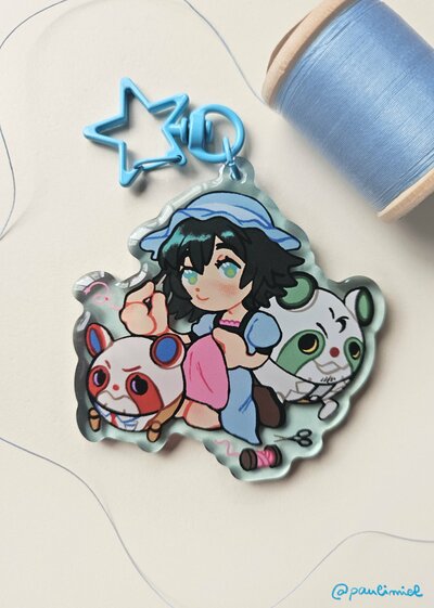 Shiina Mayuri Acrylic Charm Keychain
