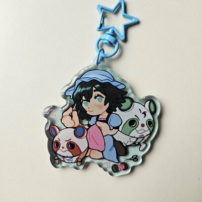Shiina mayuri acrylic charm keychain