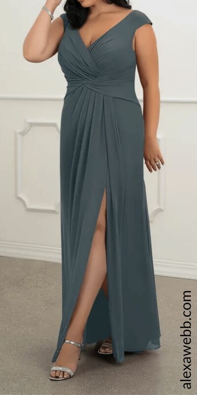 Simple A Line Chiffon Mother of the Bride/Groom Dress Evening Formal Dress