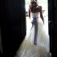 A-line Tulle Wedding Dress Bridal Gown Wedding Gown - Thumbnail 1
