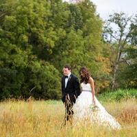 A-line Tulle Wedding Dress Bridal Gown Wedding Gown - Thumbnail 2