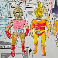 Painting by Judas Arrieta "Super Toys"   - Thumbnail 1