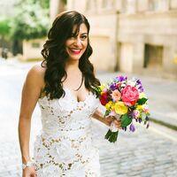 Simple Sheath Lace Wedding Dress Bridal Gown Wedding Gown - Thumbnail 1