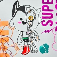 Painting by Judas Arrieta "Super Plastic"  - Thumbnail 4