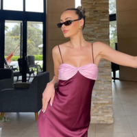 Simple Burgundy Spaghetti Straps Long Party Dresses - Thumbnail 2