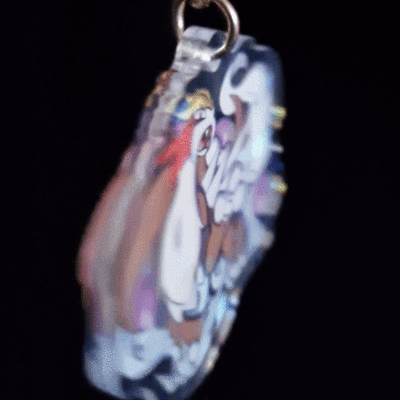 Entei - double-sided keychain