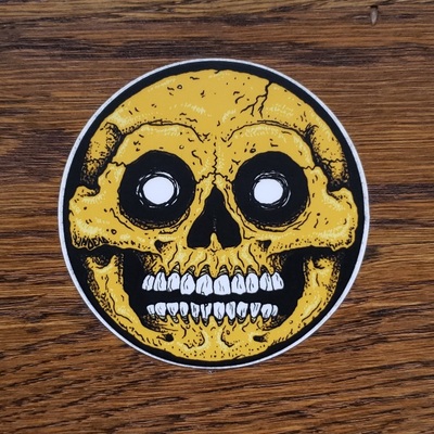 Circle Skull - Sticker 