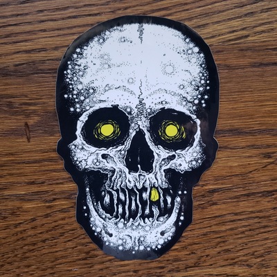Undead Gold Tooth - Sticker (LARGE)