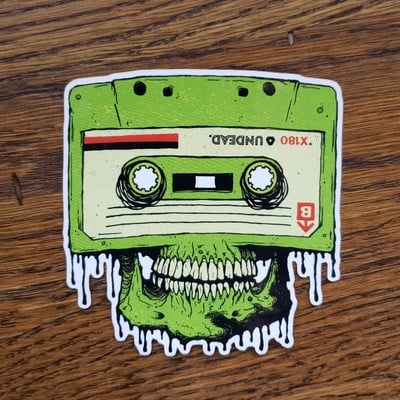 Dead format - sticker (large)