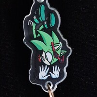 Dr. Finitevus The Echidna & Scourge The Hedgehog - Sonic The Hedgehog - Double-sided Keychain - Hot Gold Stamped - Thumbnail 1