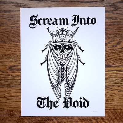  cicada (day 10 of 30 days of critters 2024)  - print