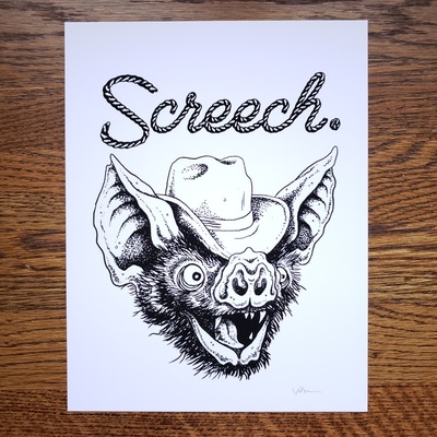 SCREECH COWBOY - Print 