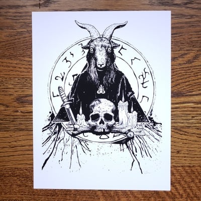 Goat summoner - print