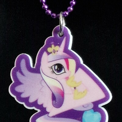 Mlp - princess cadance - necklace or keychain
