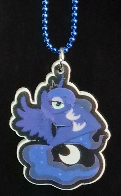 MLP - Princess Luna - Necklace Or Keychain