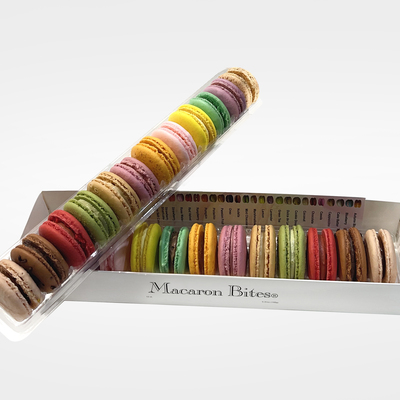 Gourmet Macarons Gift Box - 24 Pack | Assorted French Macarons and Coconut Macaroons in Elegant Gift Packaging - Thumbnail 8