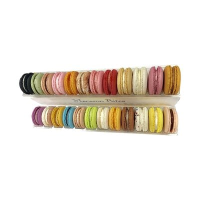 Gourmet Macarons Gift Box - 24 Pack | Assorted French Macarons and Coconut Macaroons in Elegant Gift Packaging - Thumbnail 9
