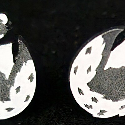 Polecat - pair of earrings