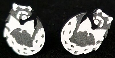 Polecat - Pair of Earrings