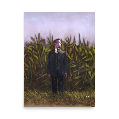 Man by the Cornfield