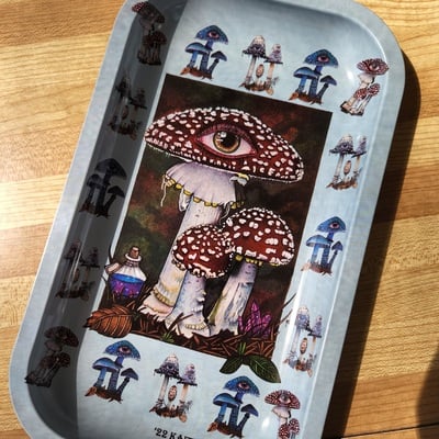 Amanita muscaria rolling tray