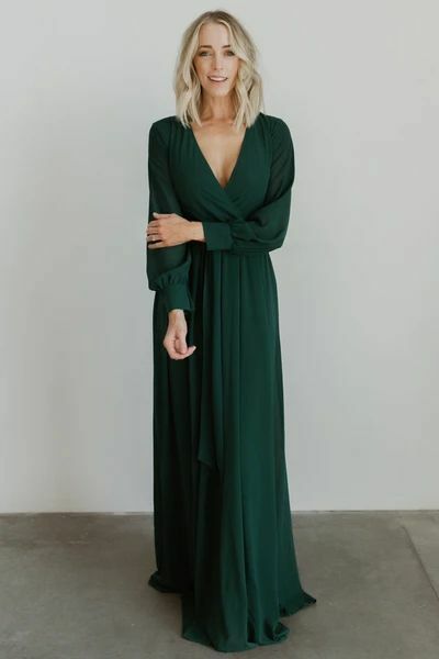 Simple A Line Green Mother of the Bride/Groom Dress Evening Formal Dress