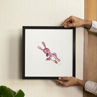 Drawing by Judas Arrieta "Honoring DUMB LUCK BUNNY"  - Thumbnail 2