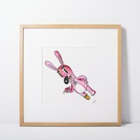 Drawing by Judas Arrieta "Honoring DUMB LUCK BUNNY"  - Thumbnail 1