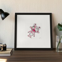  Drawing by Judas Arrieta "Honoring KIKI" - Thumbnail 3