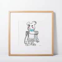  Drawing by Judas Arrieta "Honoring S.F.B.B SAMPLE" - Thumbnail 1