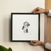  Drawing by Judas Arrieta "Honoring COMPANION" - Thumbnail 2