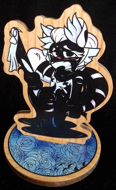 Furry BDSM Wooden Standee - Shuji The Sumatran Tiger