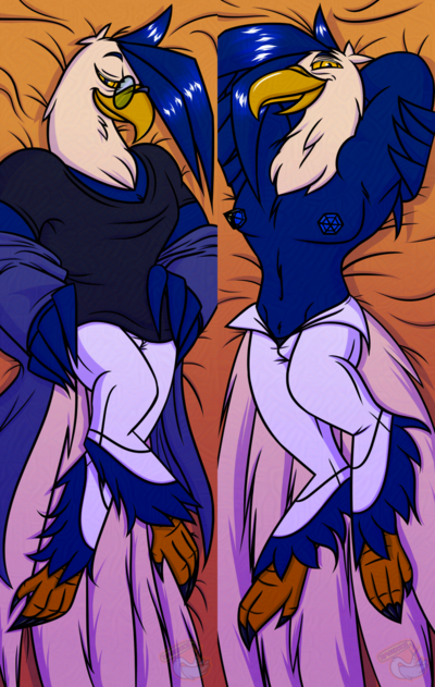 Furry Dakimakura / Body Pillow Case - Cormando The Bald Eagle
