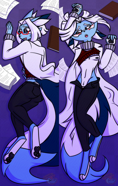 Furry Dakimakura / Body Pillow Case - Lawrence The Somali Cat