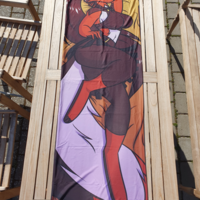 Furry Dakimakura / Body Pillow Case - Willow The Somali Cat - Thumbnail 1