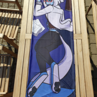 Furry Dakimakura / Body Pillow Case - Lawrence The Somali Cat - Thumbnail 1