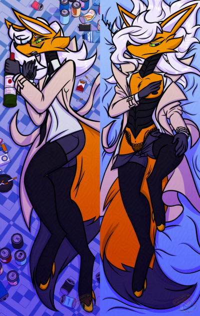 Furry Dakimakura / Body Pillow Case - Trevor The Maned Wolf