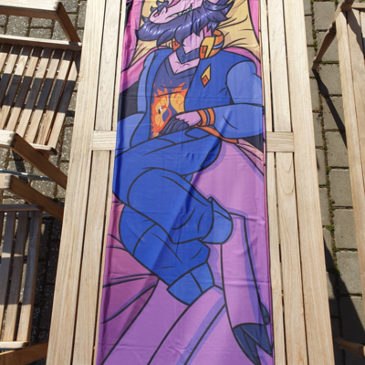 Furry dakimakura / body pillow case - valerious the water / air dragon