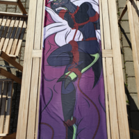 Furry Dakimakura / Body Pillow Case - Shaun The Hybrid Ibex Goat - Thumbnail 2