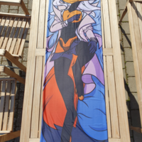 Furry Dakimakura / Body Pillow Case - Trevor The Maned Wolf - Thumbnail 2