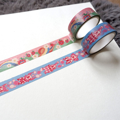 Washi tape - clowns & strawberry wonderlands