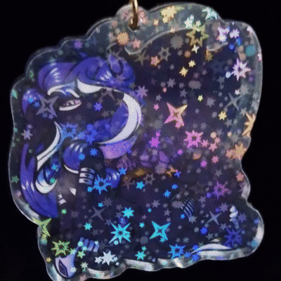 Furry shaker keychain - rider the borzoi dog