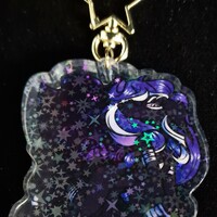 Furry Shaker Keychain - Rider The Borzoi Dog - Thumbnail 1