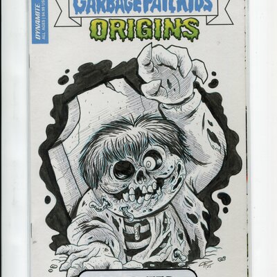 Dead ted (gpk) comic book sketch cover